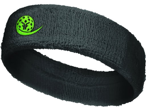 Black Pickleball Forcefield® Protective Sweatband™