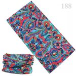 Bright, colorful paisley-patterned protective headband by Forcefield® designed for athletes and high-risk activities, offering extra head protection in a lightweight, comfortable fit.