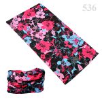 Vibrant floral-patterned protective headband for sports and high-risk activities, offering lightweight cushioning and versatile comfort.