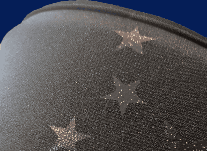 Protective Headband with Star Pattern Design for Safety and Style.